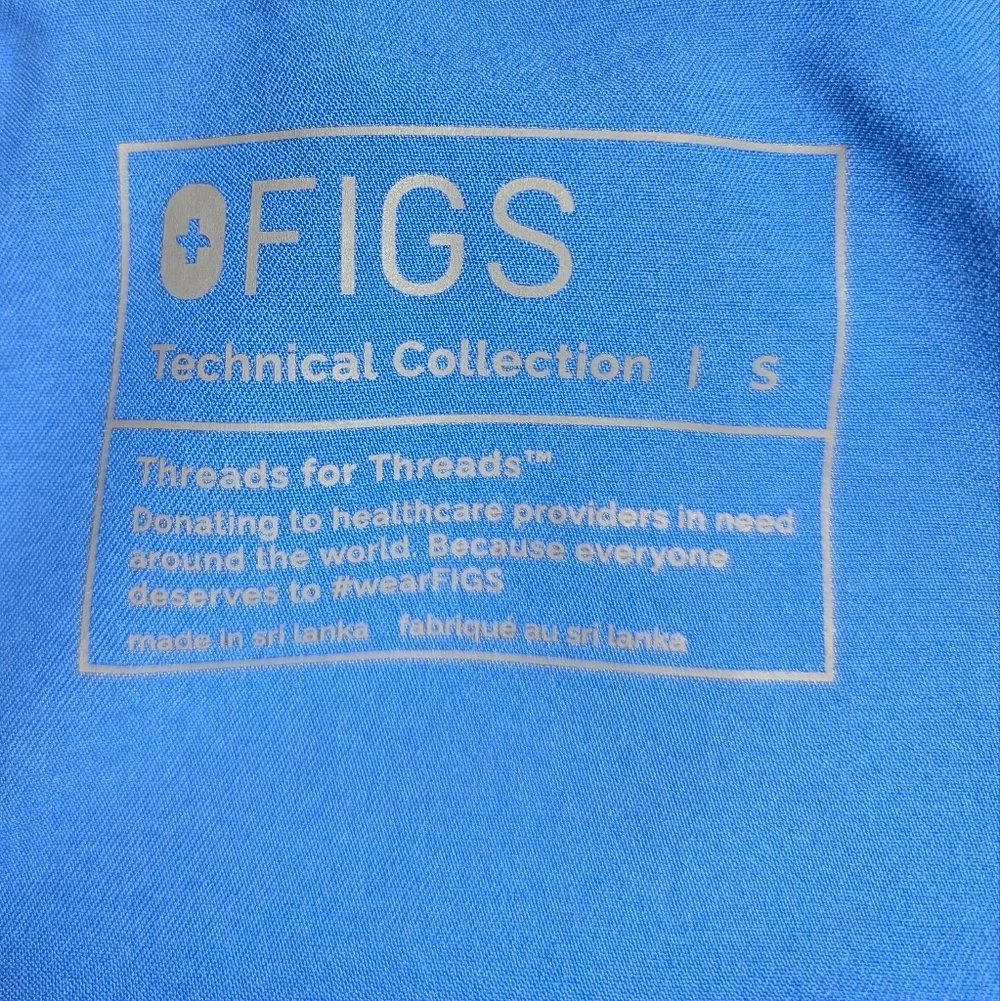 Figs Tansen Jogger Scrub Pants Technical Collection men's S Royal Blue NWOT